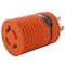 Ac Works Plug Adapter, L14-20R, L5-30P, L14-20P, L5-30P, 0 ft., Orange ADL530L1420 - alternate 1